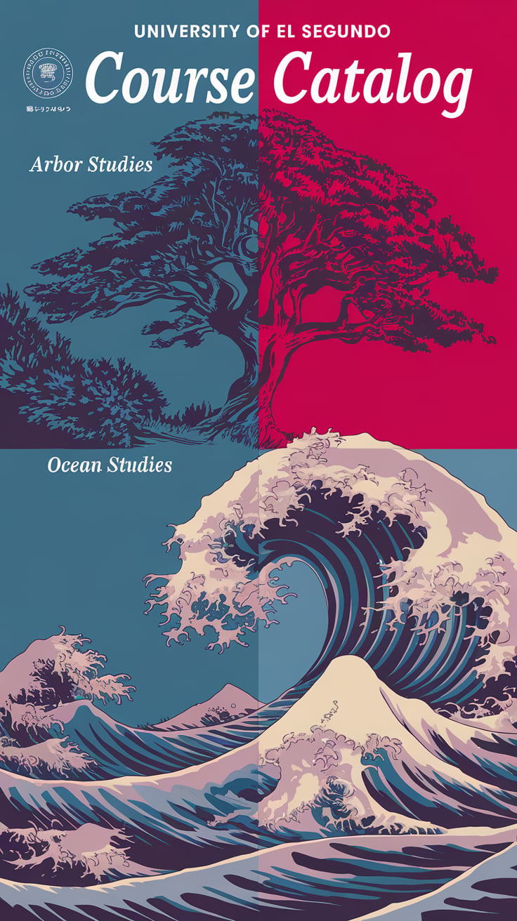 Course Catalog artwork by Michael Hoydich