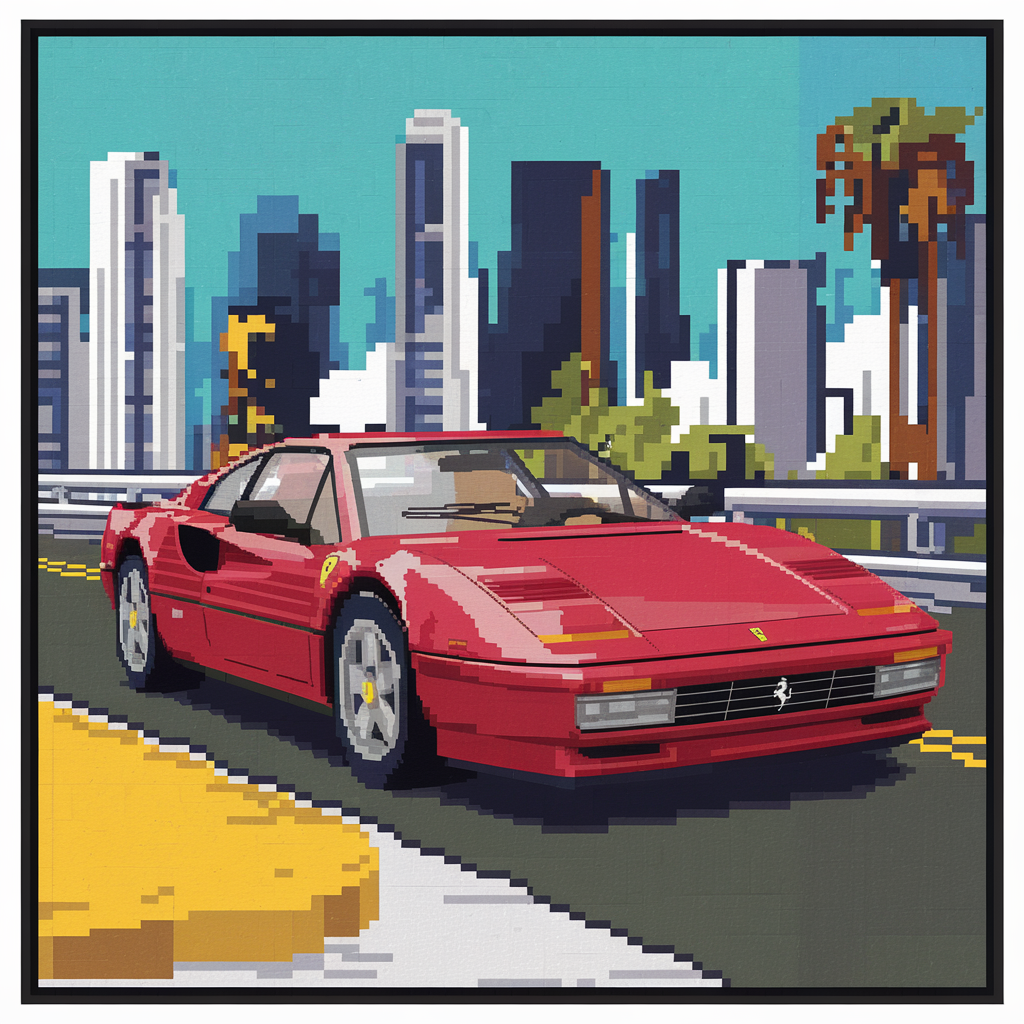 Los Angeles Drive artwork by Michael Hoydich