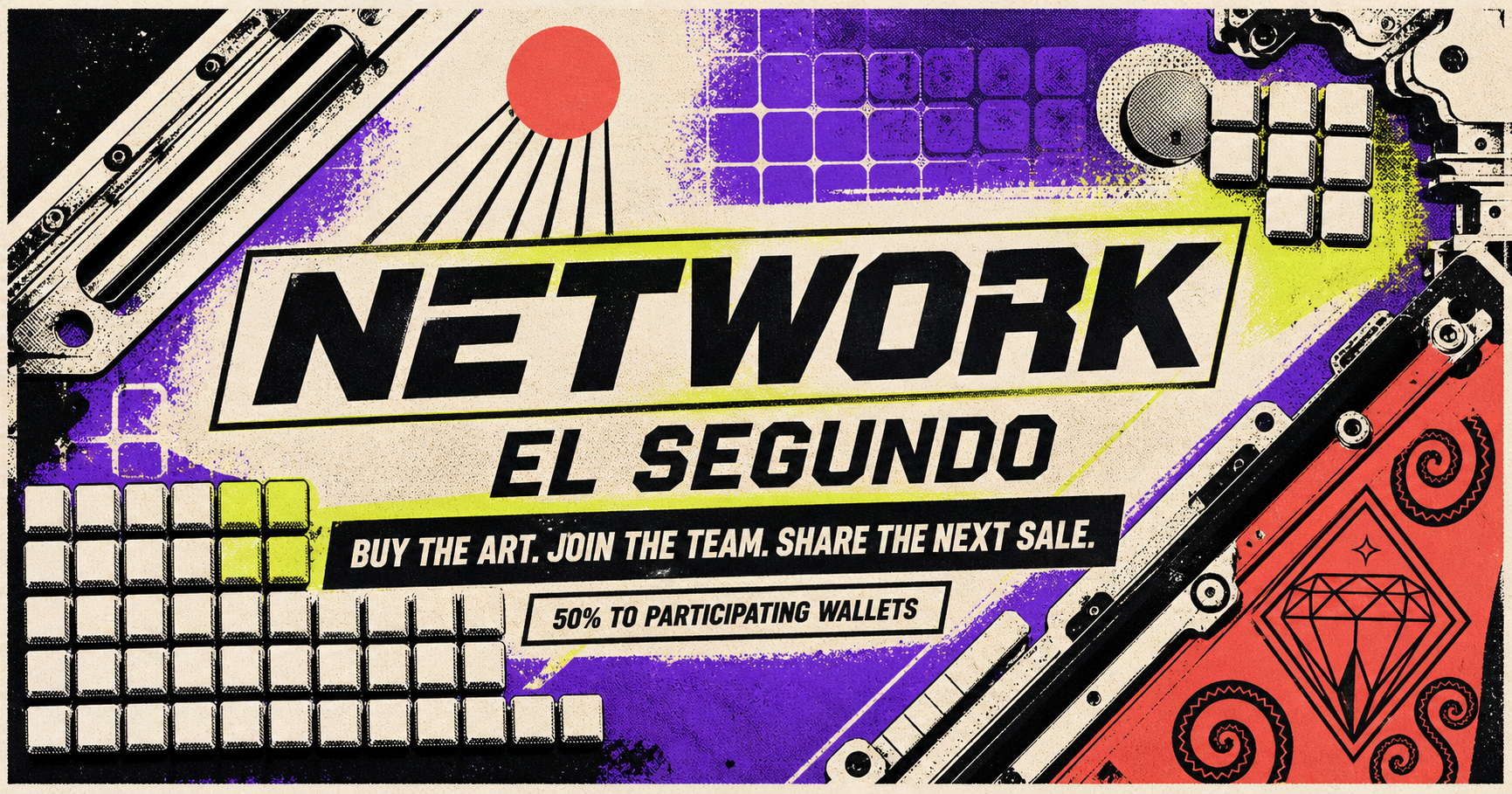 The first 100 wallets make the network